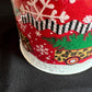 Leopard Print Pickup Truck Christmas Ribbon: Red Chenille Edge, 4 Inch