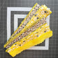 Honey Bee & Co Wreath Kit WITH VIDEO, Do It Yourself Thin Wreath Kit, Yellow and Beige Bee Ribbon Mesh Sign Bundle, DIY Spring Summer Decor