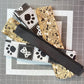 Dog Wreath Kit WITH VIDEO: DIY Beige Mesh, "Beware of Dog Kisses" Sign