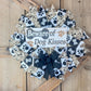 Dog Wreath Kit WITH VIDEO: DIY Beige Mesh, "Beware of Dog Kisses" Sign