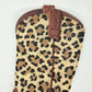 Leopard Print Western Cowboy Boot Sign 12.5”, Cowgirl Door Hanger, Leopard Print Decoration, Rustic Sign for Crafting, Wreathmaking Supplies