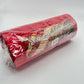 Red Criss Cross Poly Burlap Mesh: 10" x 10 yds Wreath Supply