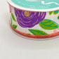 Floral Spring Ribbon: Purple & Pink Blooms, 1.5" x 10yd