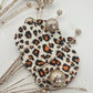 Fall Leopard Print Pumpkin Spray: 27" Wreath Embellishment