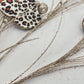 Fall Leopard Print Pumpkin Spray: 27" Wreath Embellishment