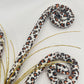 Fall Leopard Print Curl Spray: Gold Floral Arrangement Embellishment