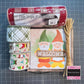 Fall Gnome Wreath Kit, Thin Harvest Gnome Wreath Kit, Do It Yourself Fall Wreath Kit, Red and Beige Gnome Ribbon Mesh and Sign Bundle