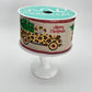 2.5" x 10 Yd Buffalo Plaid Ribbon: Natural Beige with Red and Black Trees Bear and Moose, Rustic Christmas Ribbon for Wreaths Bows RG01721AY