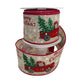 Vintage Red Truck Christmas Ribbon: 2.5" x 10 Yards