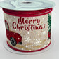 Vintage Red Truck Christmas Ribbon: 2.5" x 10 Yards