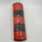 Orange & Black Check Fabric Mesh: Halloween Wreath Supply (10" x 10 Yards)