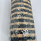 Beige and Black Poly Burlap Check Mesh, Large Weave Black and Brown Mesh Ribbon for Wreaths, Wreathmaking Supply, Windowpane Mesh, RP8121F8