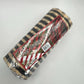 Beige and Black Poly Burlap Check Mesh, Large Weave Black and Brown Mesh Ribbon for Wreaths, Wreathmaking Supply, Windowpane Mesh, RP8121F8