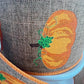 Pumpkin Wreath Ribbon: 2.5" Brown Wired Fall Ribbon
