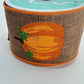 Pumpkin Wreath Ribbon: 2.5" Brown Wired Fall Ribbon