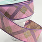 Pink & Lavender Plaid Wired Ribbon: 1.5" x 10yd Spring Wreath Supply