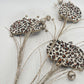 Fall Leopard Print Pumpkin Spray: 27" Wreath Embellishment