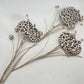 Fall Leopard Print Pumpkin Spray: 27" Wreath Embellishment