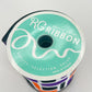 Halloween Wired Ribbon: Purple, Orange & Black Brush Strokes - 4" x 10yd