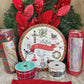 Large Christmas Wreath Kit, Nutcracker Evergreen Wreath Kit, Do It Yourself Christmas Door or Wall Decor, 12 Days of Christmas Decoration