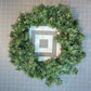 Elf Wreath Kit, Christmas Evergreen Wreath Kit, North Pole Santa’s Elf Wreath Kit, Christmas Red and Green Ribbon Mesh Sign Wreath Bundle