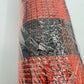 Orange & Black Check Fabric Mesh: Halloween Wreath Supply (10" x 10 Yards)