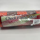 Orange & Black Check Fabric Mesh: Halloween Wreath Supply (10" x 10 Yards)