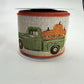 Fall Truck & Pumpkin Wired Ribbon: 2.5" x 10yd Thanksgiving Wreath Supply