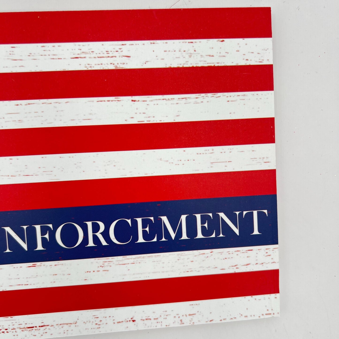 Police Sign, We Support Law Enforcement Sign, American Flag Decor Sign, Stars Stripes Police Door Hanger, Police Academy Graduation Gift