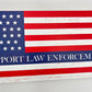 Police Sign, We Support Law Enforcement Sign, American Flag Decor Sign, Stars Stripes Police Door Hanger, Police Academy Graduation Gift
