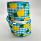 Pineapple Ribbon: 2.5" Blue Gingham Wired Summer Ribbon