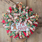 Oh Snap Gingerbread Man Thin Christmas Wreath Kit WITH VIDEO: DIY Holiday Decor