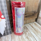 Holiday Wreath Kit, Thin Christmas Gnome Wreath Kit, Do It Yourself Christmas Wreath Kit, Red and Gray Gnome Ribbon Mesh and Sign Bundle