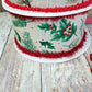 Cardinal Wreath Kit, Thin Snowy Cardinal Wreath Kit, Do It Yourself Holiday Wreath Kit, Rustic Snowy Cardinal Ribbon Mesh and Sign Bundle
