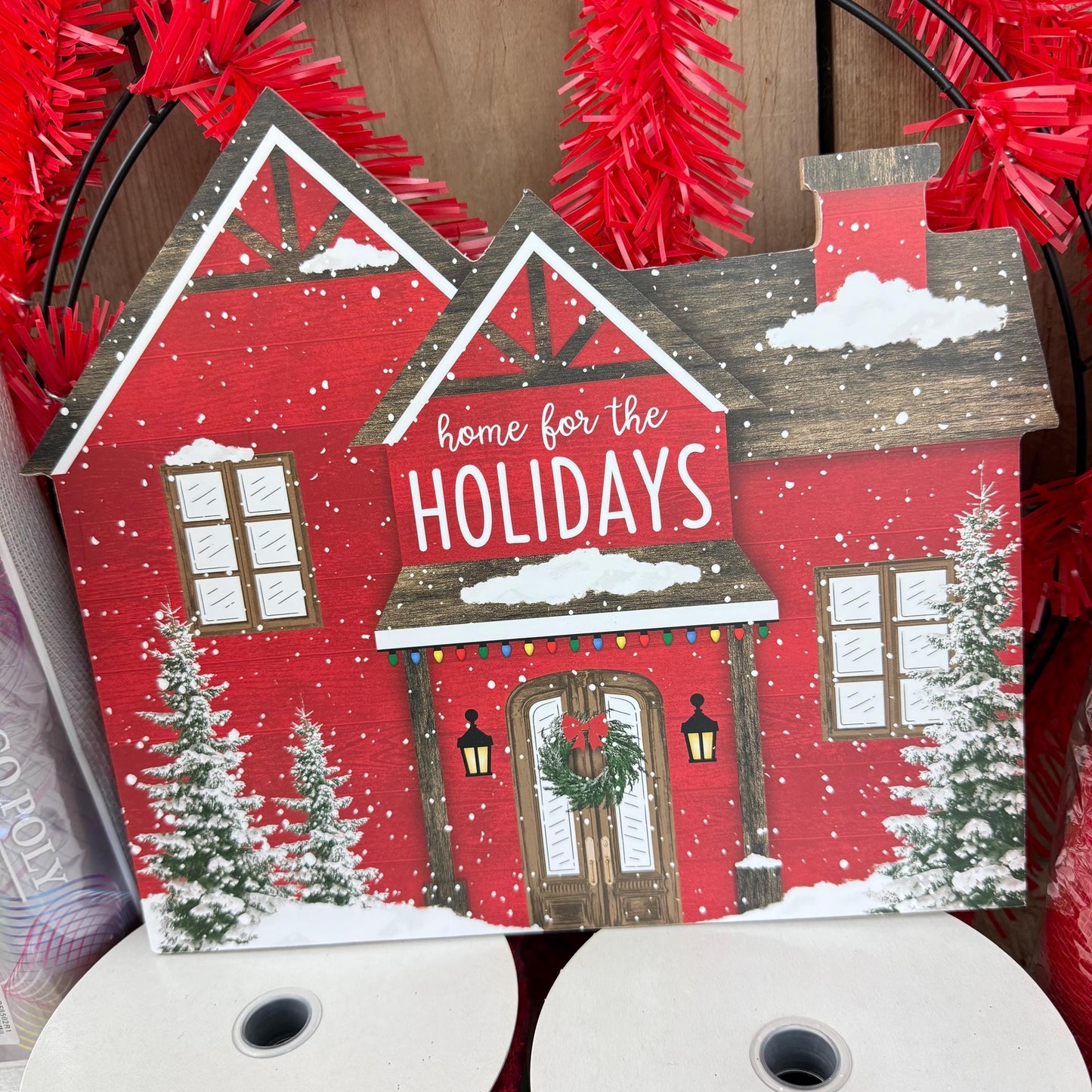 Home for the Holidays Large Wreath Kit: DIY Christmas Decor