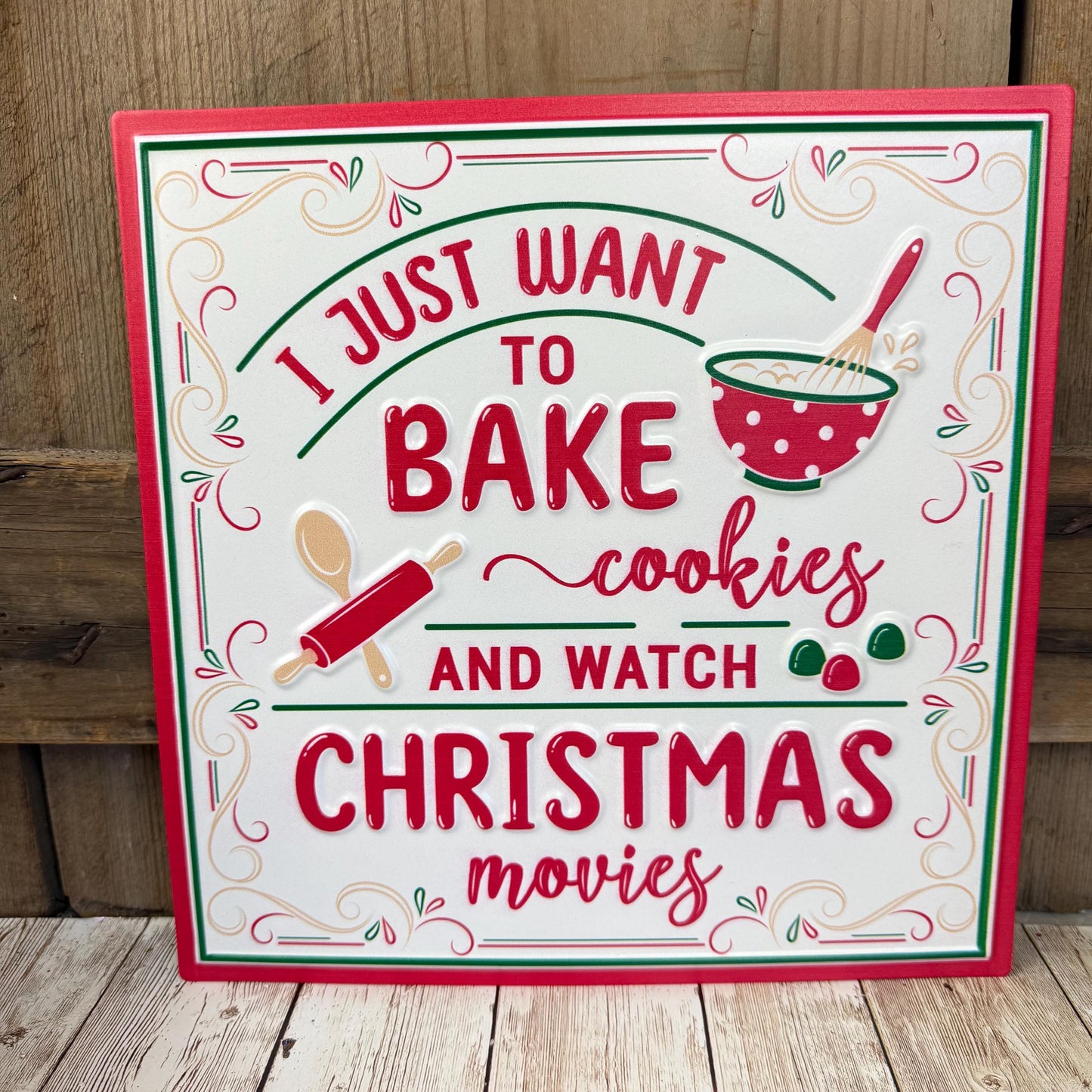 Christmas Cookies Thin Gingerbread Wreath Kit WITH VIDEO: DIY Holiday Decor