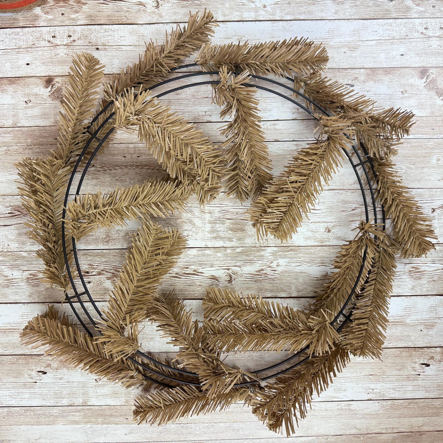 Gingerbread Christmas Wreath Kit WITH VIDEO: DIY Holiday Decor