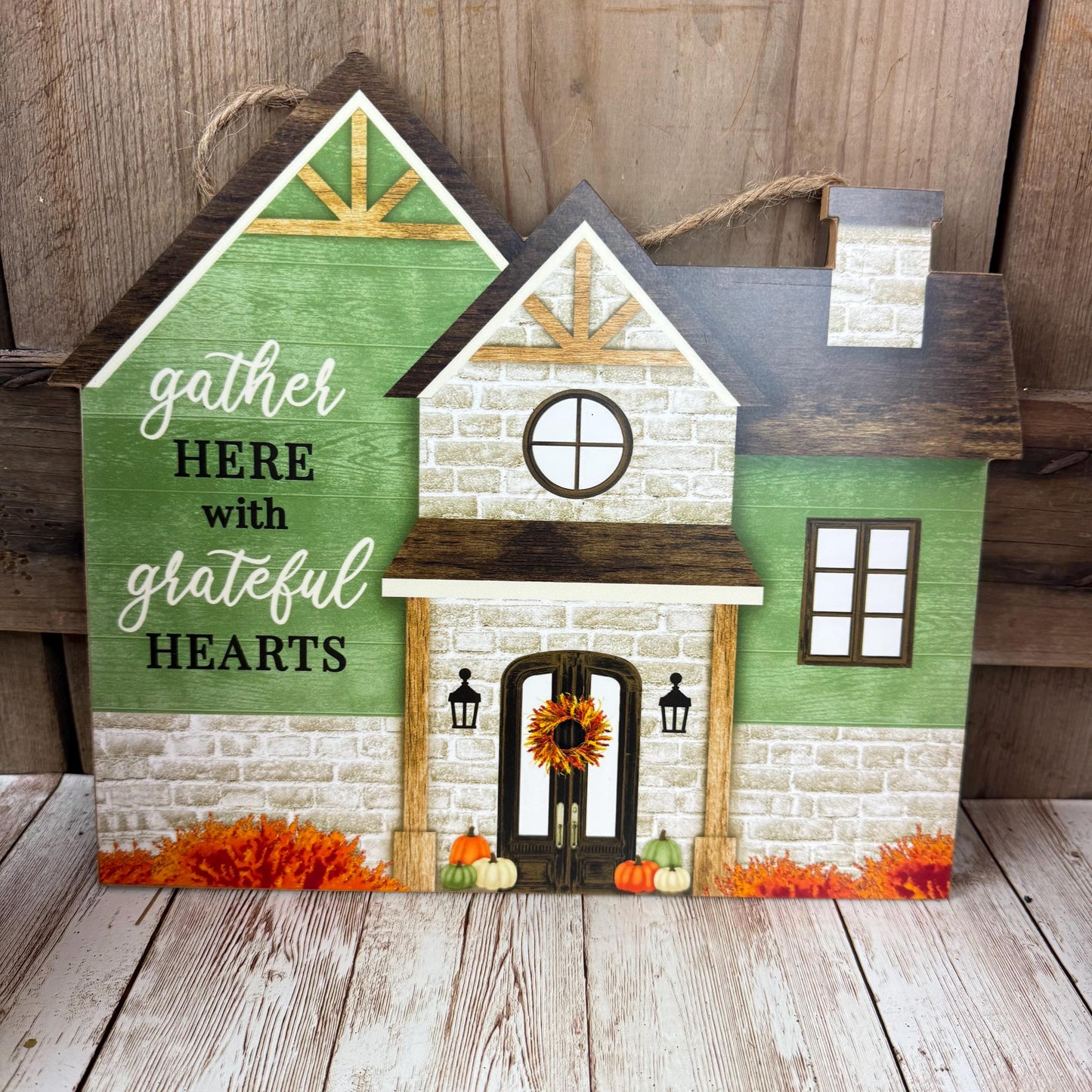 Gather Here with Grateful Hearts Thanksgiving Wreath Kit WITH VIDEO: DIY Fall Decor
