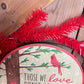 Cardinal Wreath Kit, Large Snowy Cardinal Wreath Kit, Do It Yourself Holiday Wreath Kit, Rustic Snowy Cardinal Ribbon Mesh and Sign Bundle