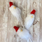 Holiday Wreath Kit, Thin Christmas Gnome Wreath Kit, Do It Yourself Christmas Wreath Kit, Red and Silver Gnome Ribbon Mesh and Sign Bundle