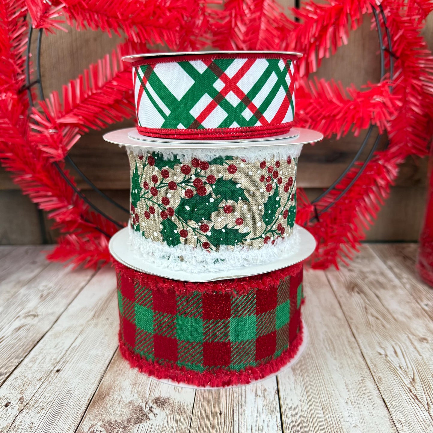 Home for the Holidays Large Wreath Kit: DIY Christmas Decor