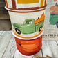 Fall Thin Wreath Kit, Pumpkin Pickup Truck Wreath Kit, Orange and Green Fall Pancake Wreath Kit, Ribbon Mesh and Wreath Frame Kit for Fall