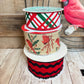 Cardinal Wreath Kit, Thin Rustic Cardinal Wreath Kit, Do It Yourself Holiday Wreath Kit, Embossed Cardinal Sign Ribbon Frame and Mesh Bundle