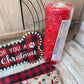 Holiday Wreath Kit, Thin Festive Dog Wreath Kit, We Woof You a Merry Christmas Wreath Kit, Xmas Pet Ribbon Mesh Sign Bundle, Dog Themed Gift