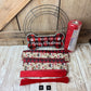 Holiday Wreath Kit, Thin Festive Dog Wreath Kit, We Woof You a Merry Christmas Wreath Kit, Xmas Pet Ribbon Mesh Sign Bundle, Dog Themed Gift