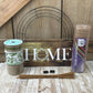 Home Thin Wreath Kit, DIY Beige Mesh Wreath Kit, Do It Yourself Everyday Wreath, HOME Front Door Decor Kit, Housewarming or Realtor Gift