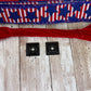 Patriotic Wreath Kit, Thin Red White and Blue Wreath Kit, Do It Yourself Fourth of July Wreath Kit, Memorial Day Ribbon Mesh and Sign Bundle