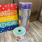 Birthday Wreath Kit, Thin Celebration Wreath Kit, DIY Party Like It’s Your Birthday Sign Mesh and Ribbon Bundle, Birthday Party Decoration