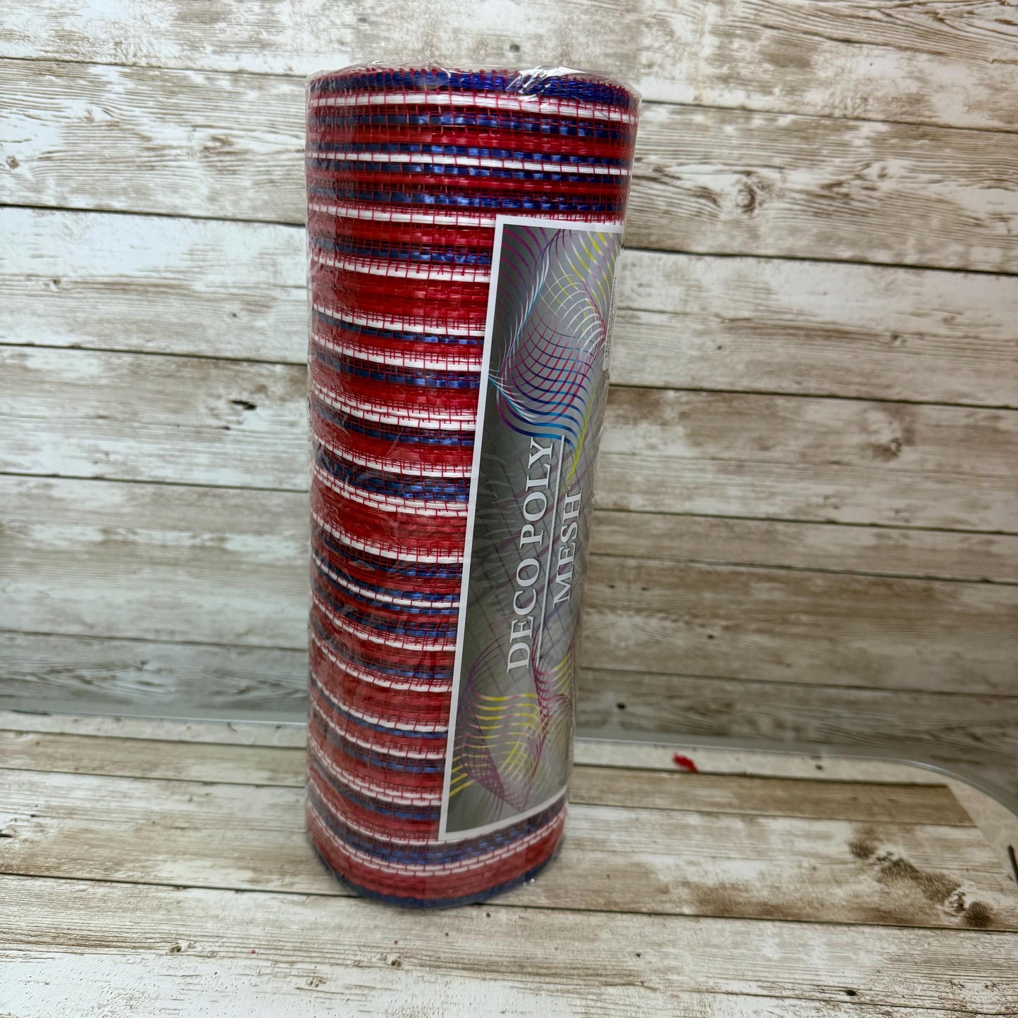 Patriotic Wreath Kit, Thin Red White and Blue Wreath Kit, DIY Fourth of July Wreath Kit, Proud to Be an American Ribbon Mesh and Sign Bundle