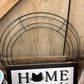Cat Themed Thin Wreath Kit, Home Is Where My Cat Is, Farmhouse DIY Storm Door Wreath Kit, Cat Mom or Dad Gift, Kitty Decoration, Cat Decor